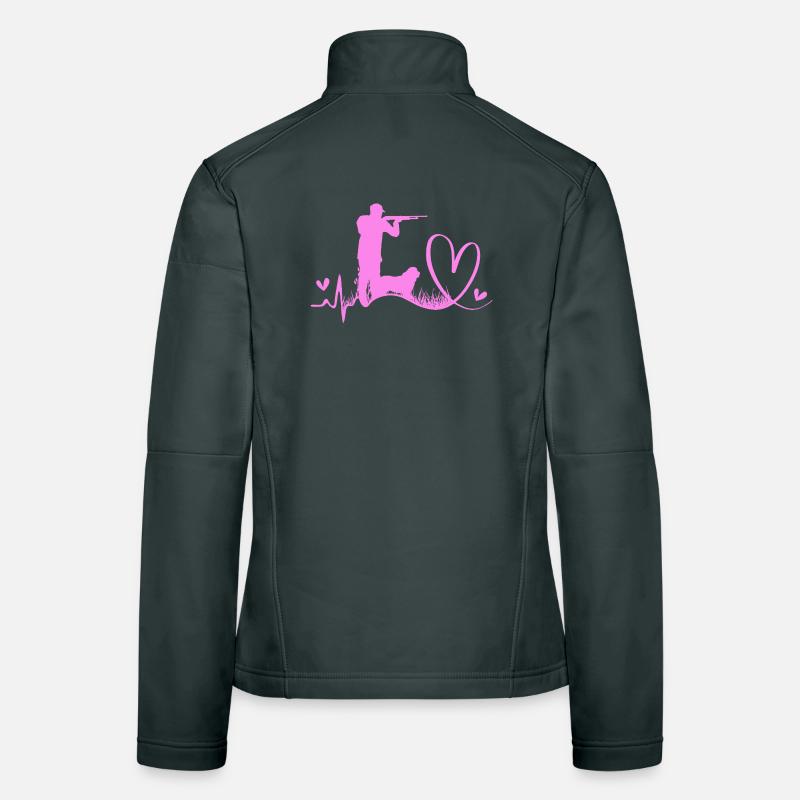 Ente Jagd Jäger Entenjagd Frauen Softshelljacke