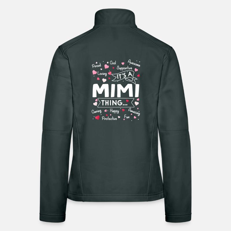 C’est un truc de Mimi Veste en tissu softshell Femme