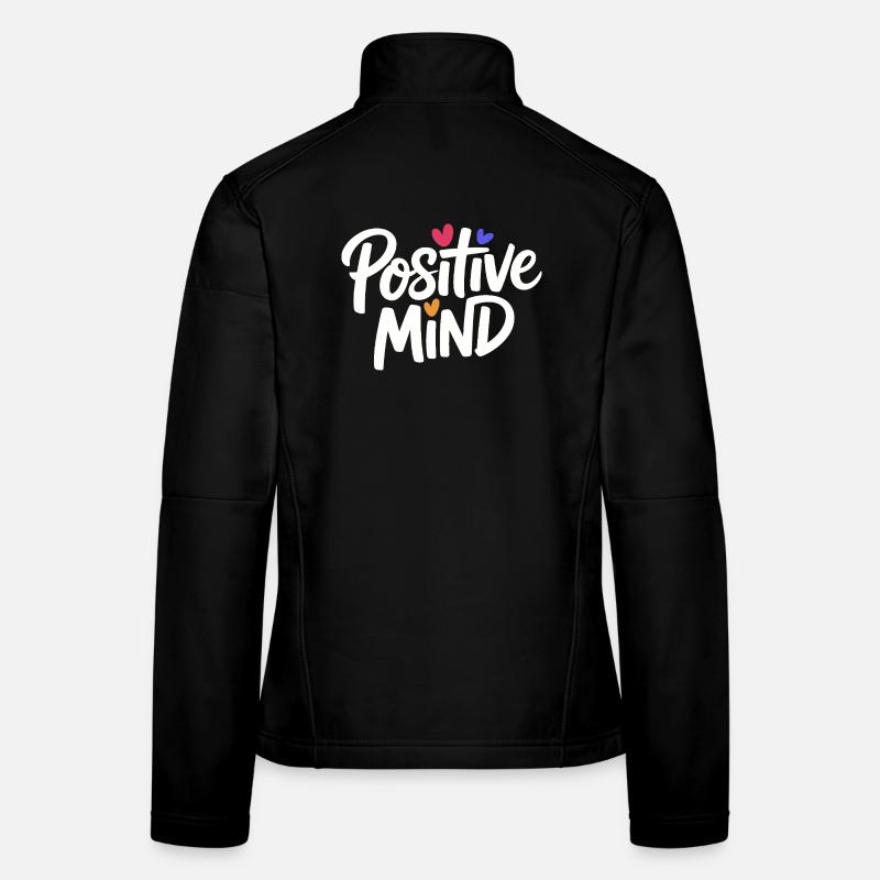 Lettrage Mental Positif Veste en tissu softshell Femme
