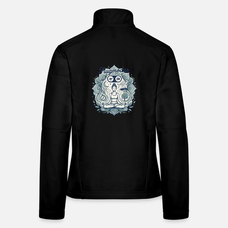 Meditation Flugmodus Frauen Softshelljacke