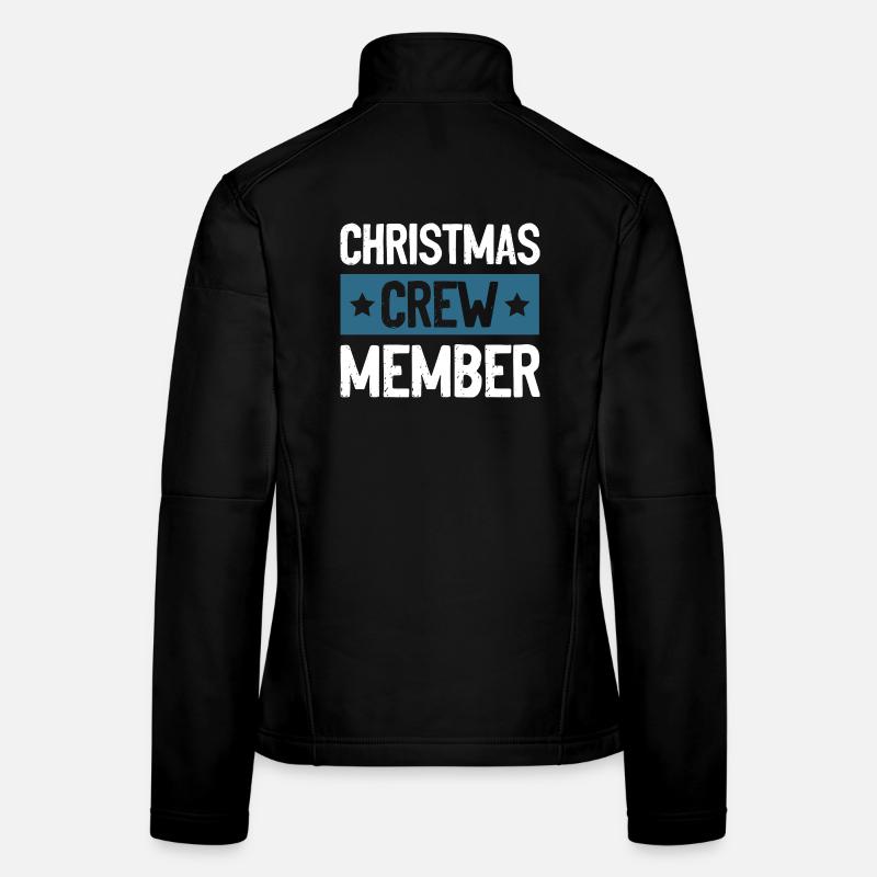 Équipage de Noël Veste en tissu softshell Femme