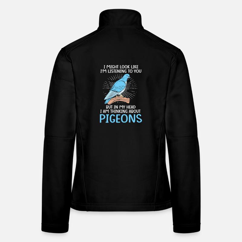 Pigeon pigeons Women's Softshell Jacket