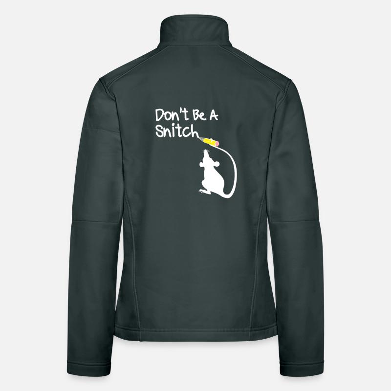 Dont Be A Snitch Mouse Women's Softshell Jacket