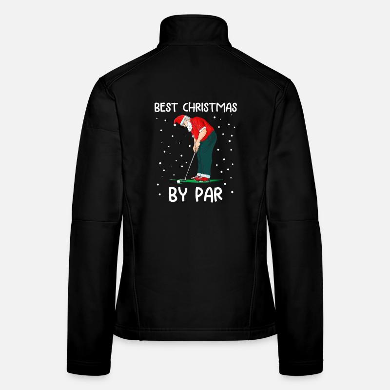 Golfing Santa by Par Women's Softshell Jacket