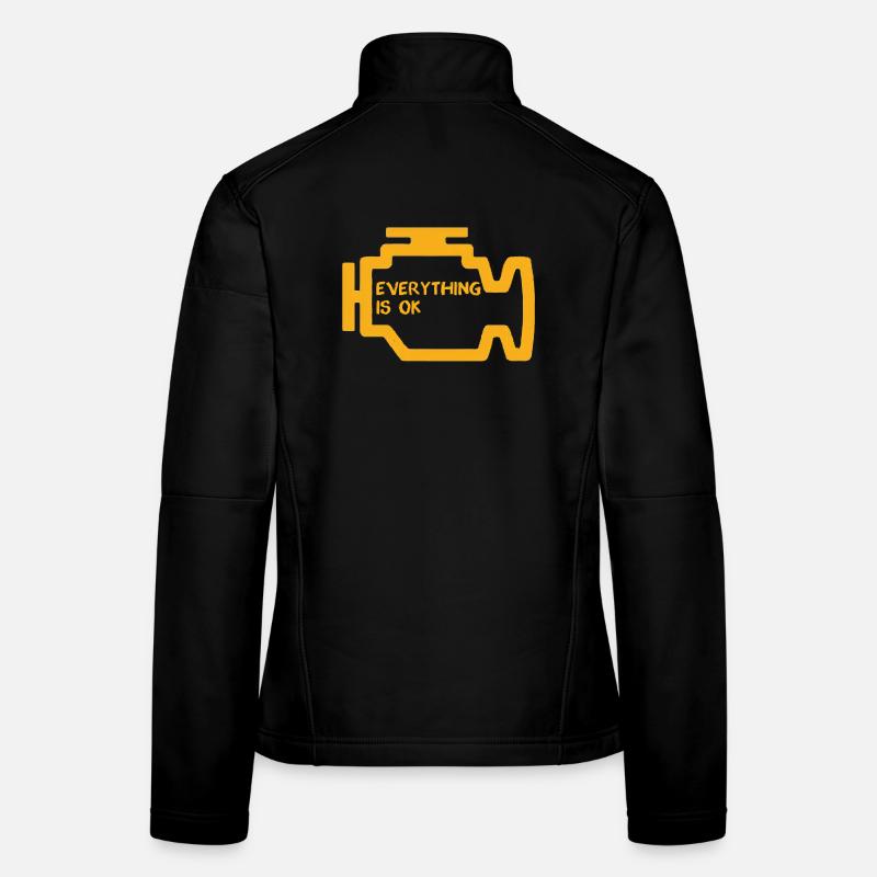 Motorkontrollleuchte Frauen Softshelljacke