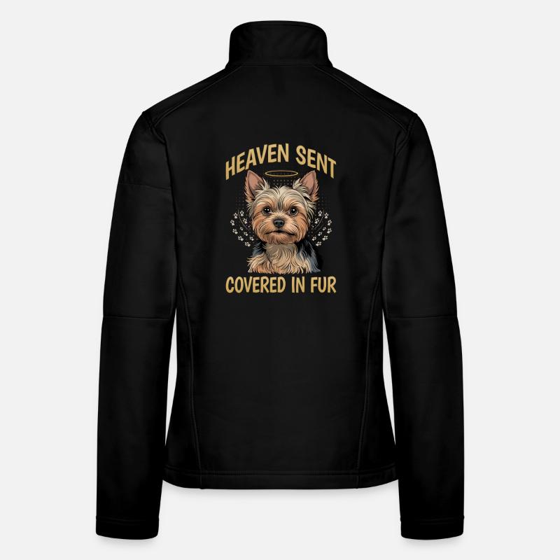 Yorkshire Terrier Yorkie Dog Breed Frauen Softshelljacke
