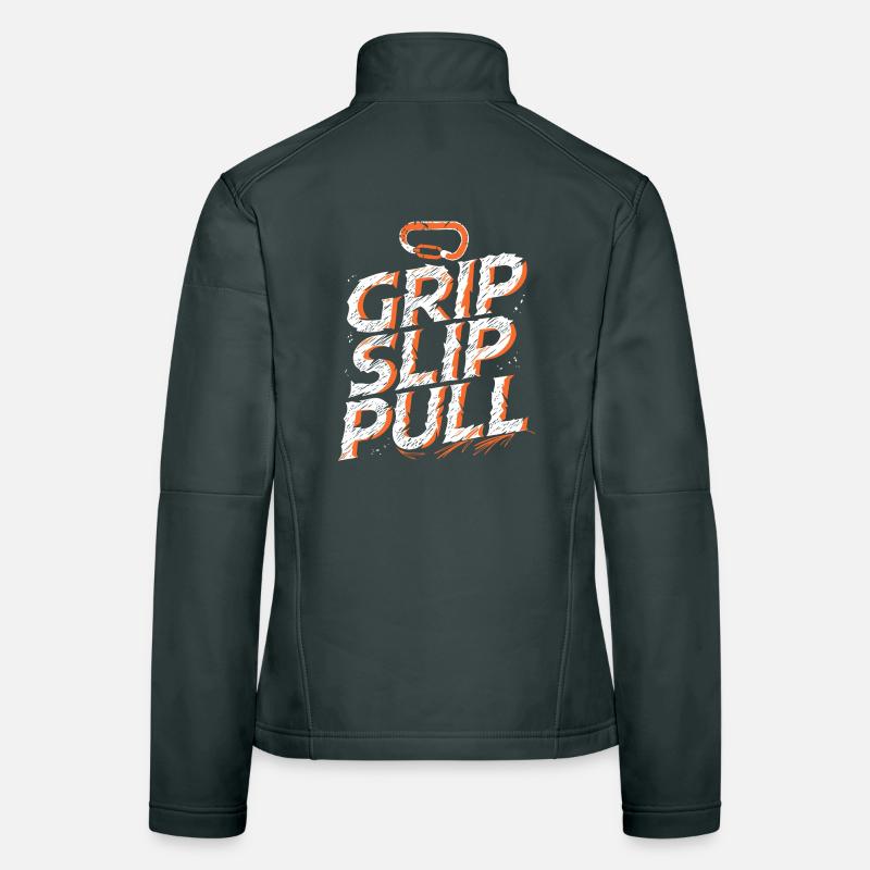 Grip Slip Pull Aventure Escalade Veste en tissu softshell Femme