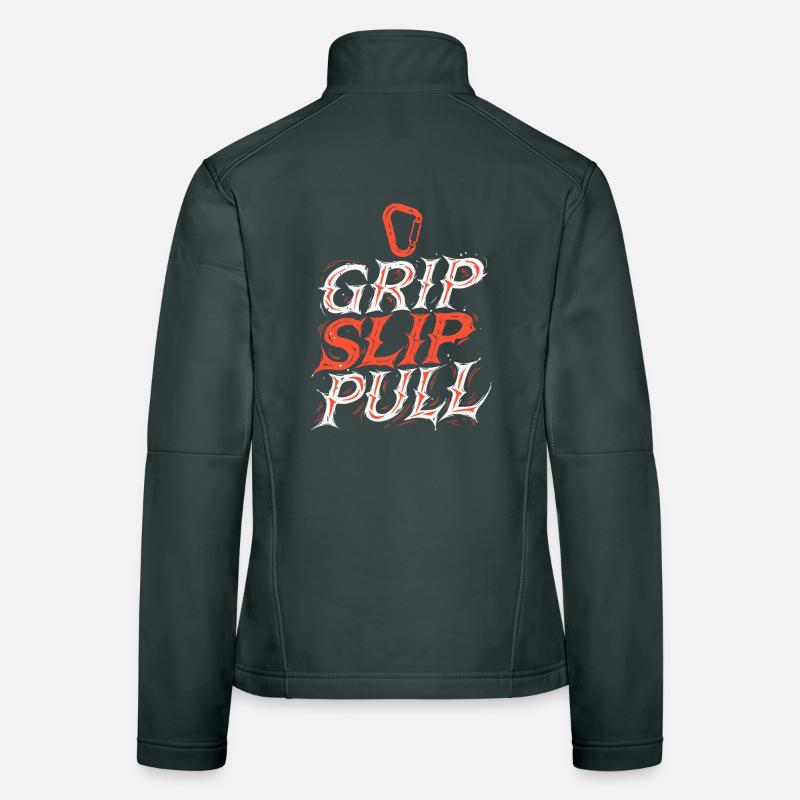 Grip Slip Pull Typographie Dynamique Veste en tissu softshell Femme