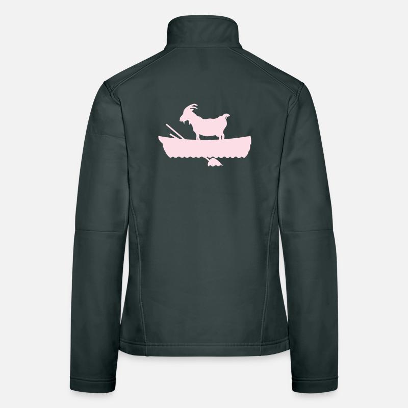 G.O.A.T. Chèvre en Rose Bateau Veste en tissu softshell Femme