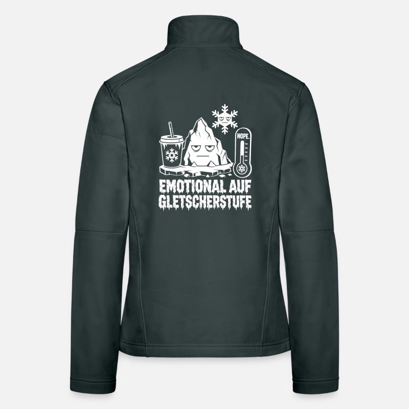 Emotional at glacier level Women's Softshell Jacket