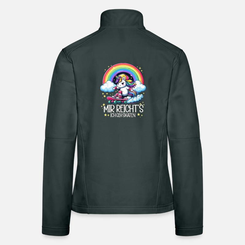 Skate Einhorn Frauen Softshelljacke