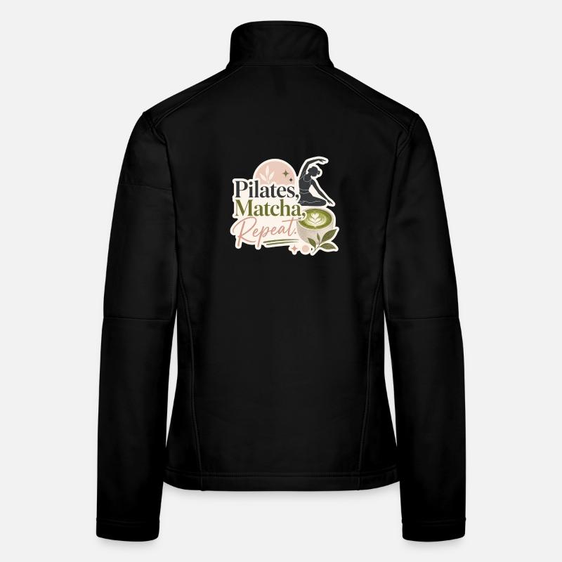 Pilates - Matcha - Répéter Veste en tissu softshell Femme