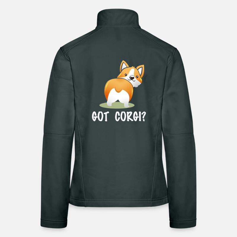 Got Corgi? Frecher Corgi-Po Spruch Frauen Softshelljacke