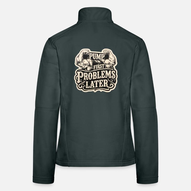 Gym Insider first the pump, then the problems Women's Softshell Jacket