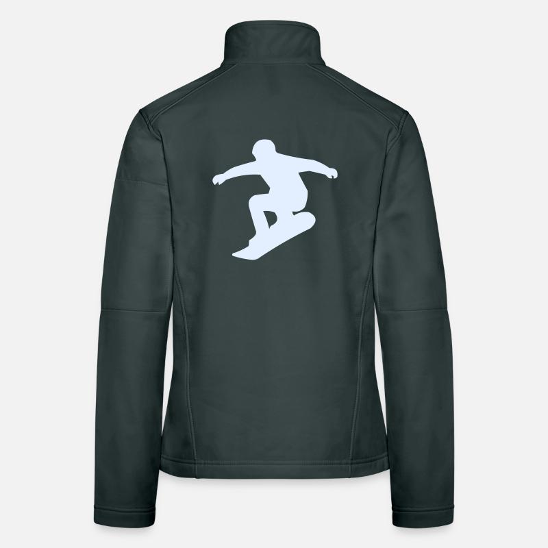 snowboarder Frauen Softshelljacke