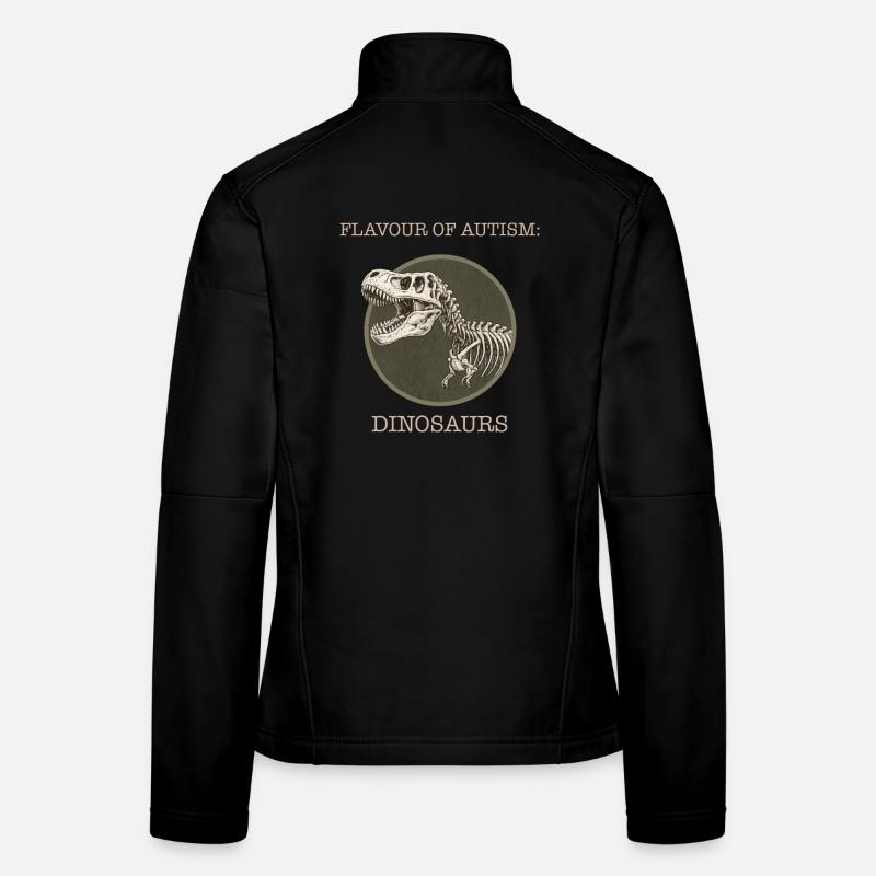 Saveur de l’autisme : les dinosaures Veste en tissu softshell Femme