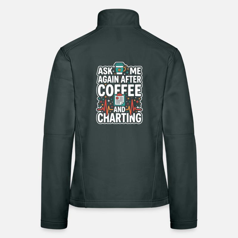 Nachtschicht-krankenschwester, Müde Frauen Softshelljacke