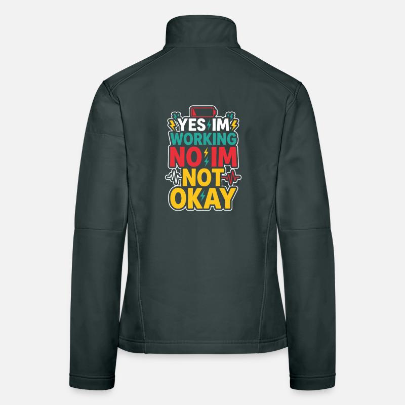 Night Shift Nurse, Tired Women's Softshell Jacket