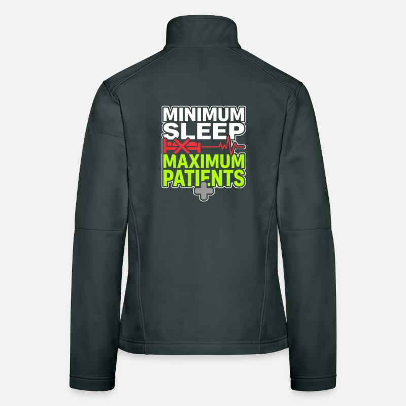 Night Shift Nurse, Tired Women's Softshell Jacket