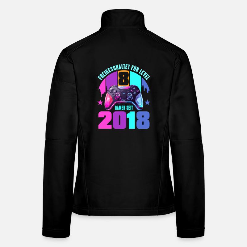 8e anniversaire, jeunes filles Veste en tissu softshell Femme