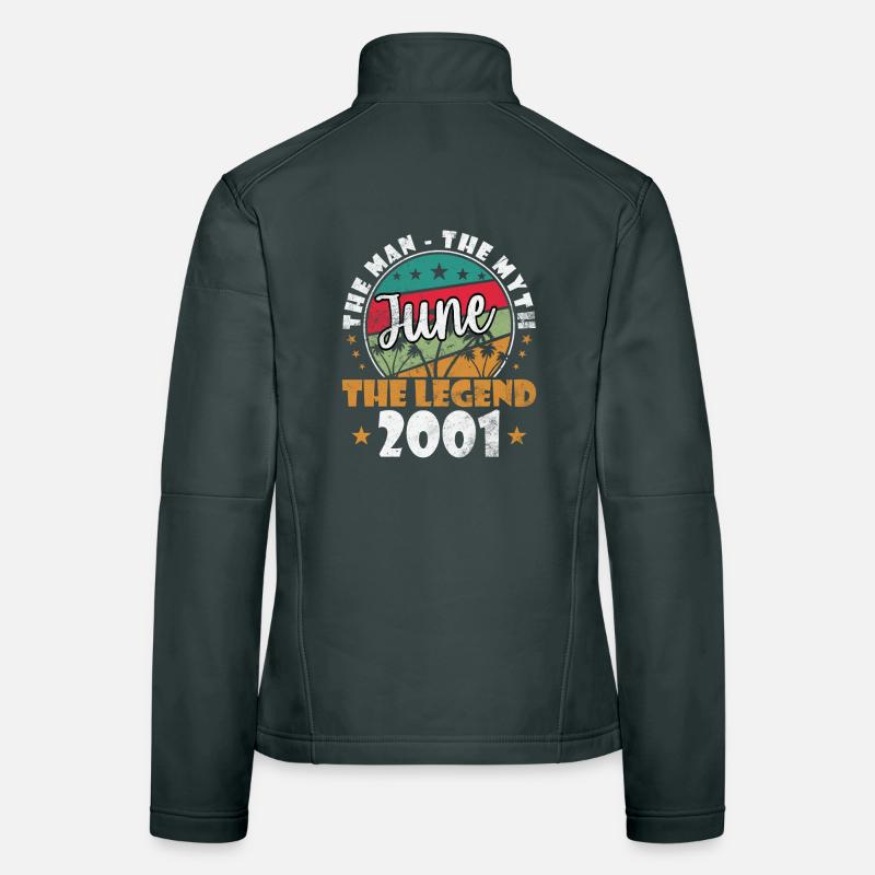 The Man Myth Legend 2001 Rétro Veste en tissu softshell Femme
