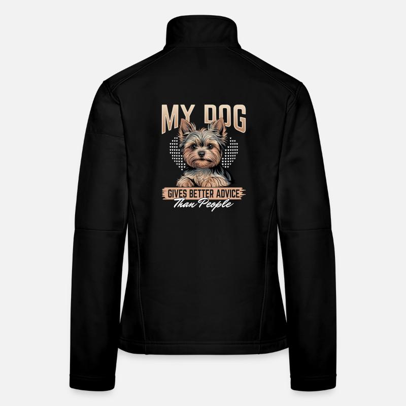 Yorkshire Terrier Yorkie Dog Breed Frauen Softshelljacke