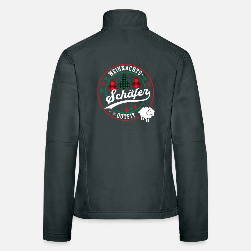 Schäfer Weihnachten Schäferei Schaf Hirte Tierwirt Frauen Softshelljacke