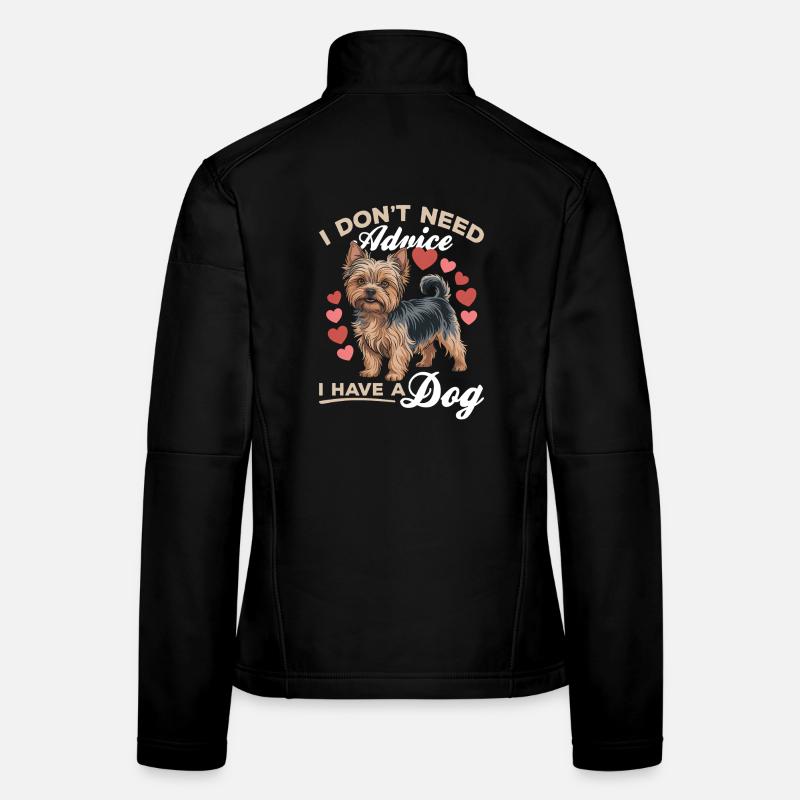 Yorkshire Terrier Yorkie Dog Breed Frauen Softshelljacke