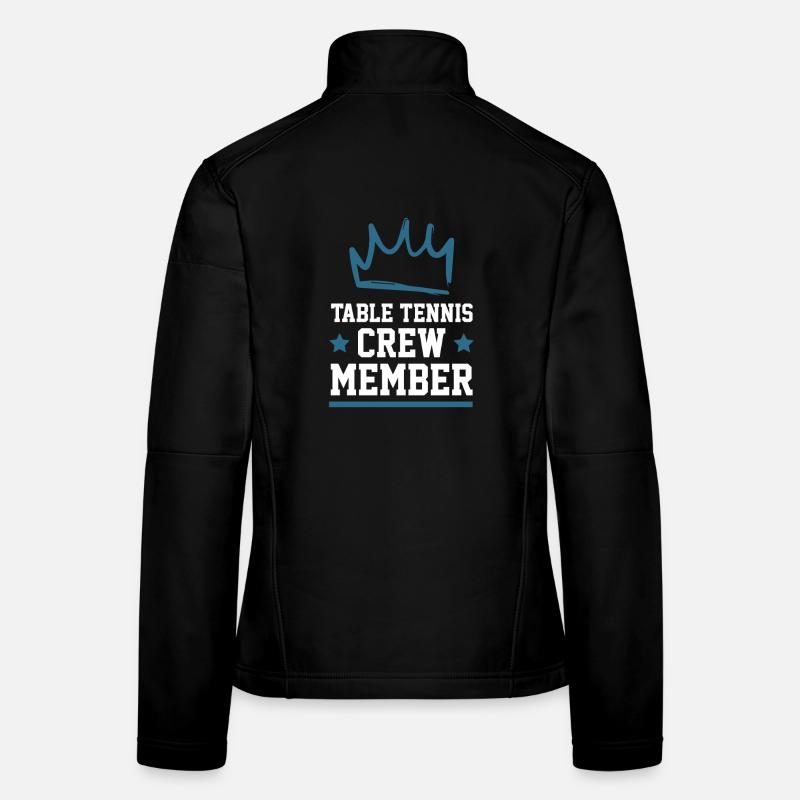 Table Tennis Crew Frauen Softshelljacke