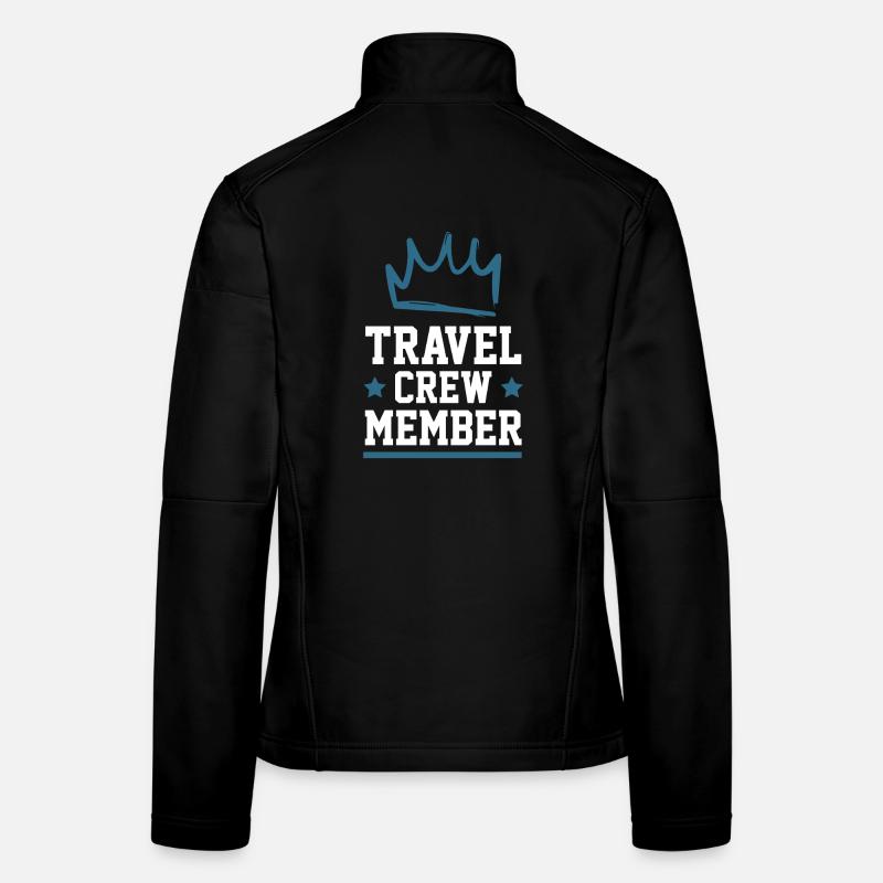 Équipe de voyage Veste en tissu softshell Femme