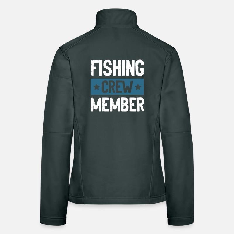 Équipage de pêche Veste en tissu softshell Femme