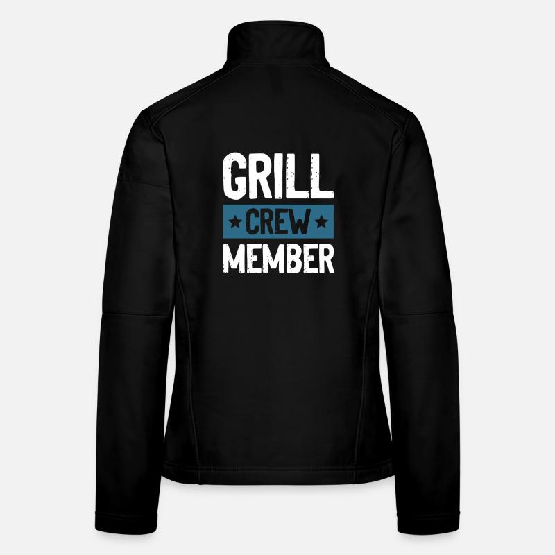 Équipe de grillades Veste en tissu softshell Femme