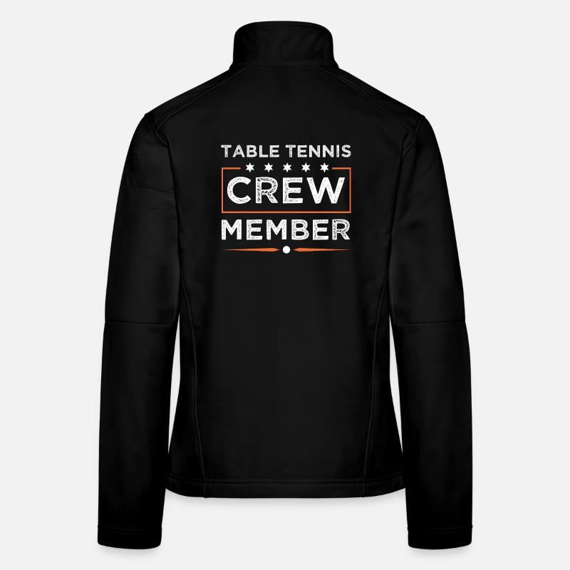 Équipe de tennis de table Veste en tissu softshell Femme