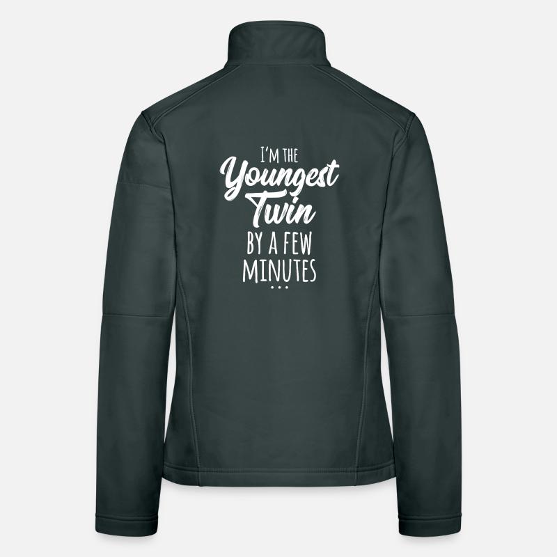 Jüngste Zwillingsunterschrift Tee Frauen Softshelljacke