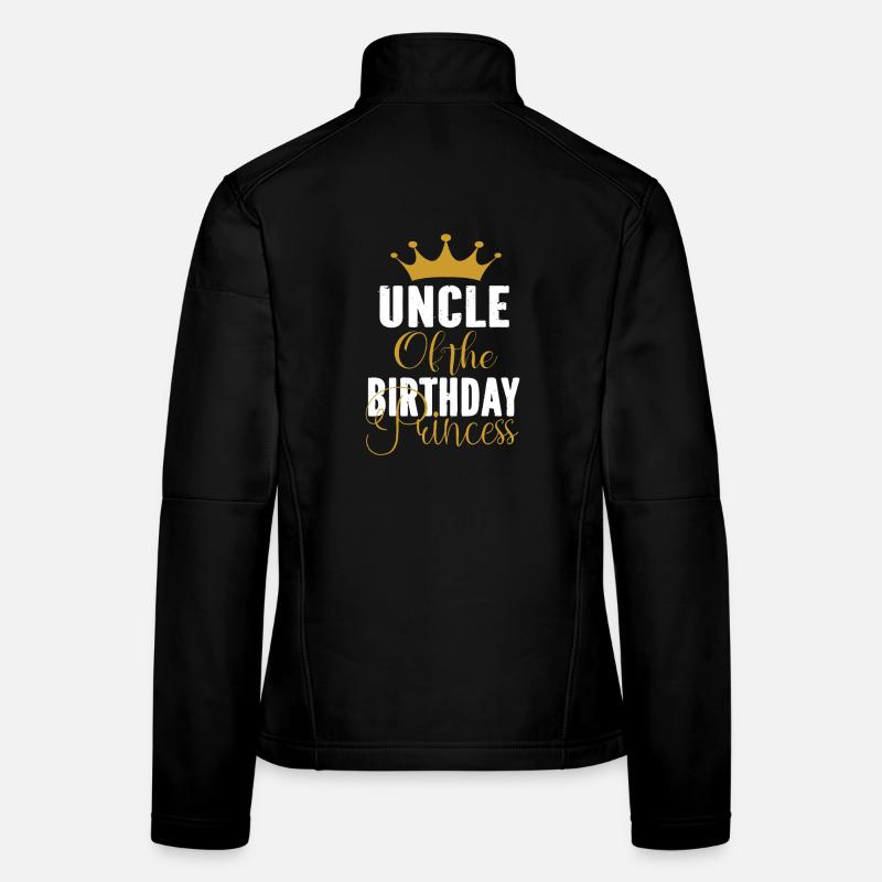 Oncle de la princesse d’anniversaire Veste en tissu softshell Femme