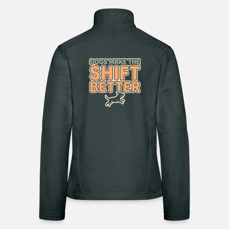 Technicien en chenil, assistant en chenil, soins aux animaux Veste en tissu softshell Femme