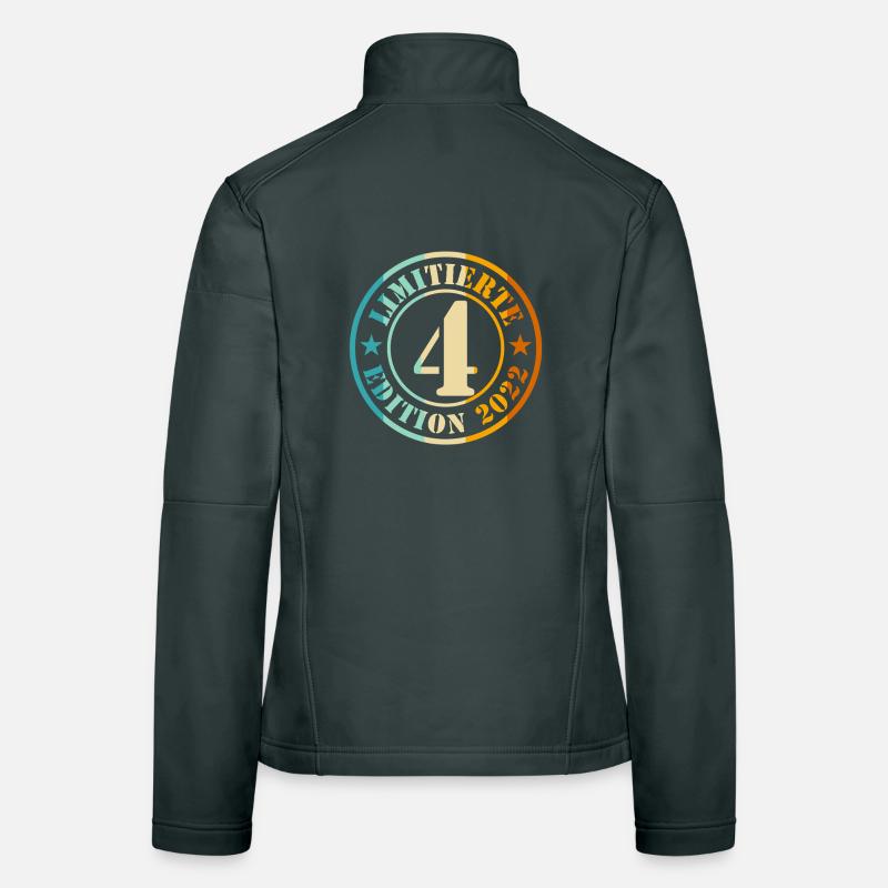 4. Geburtstag Junge Mädchen Frauen Softshelljacke
