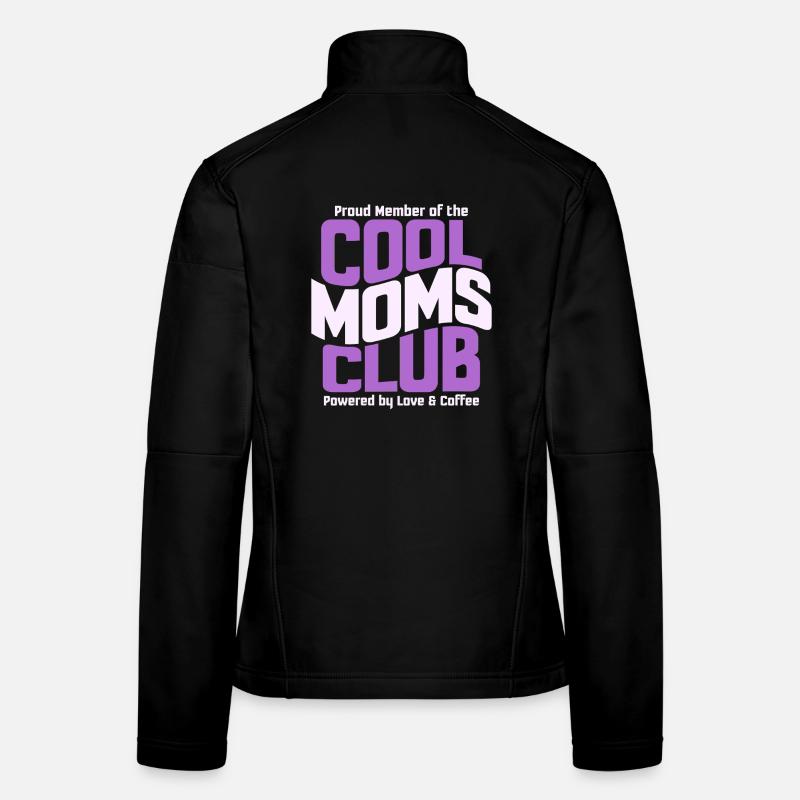 Mama Geschenk Muttertag - Cool Moms Club Frauen Softshelljacke