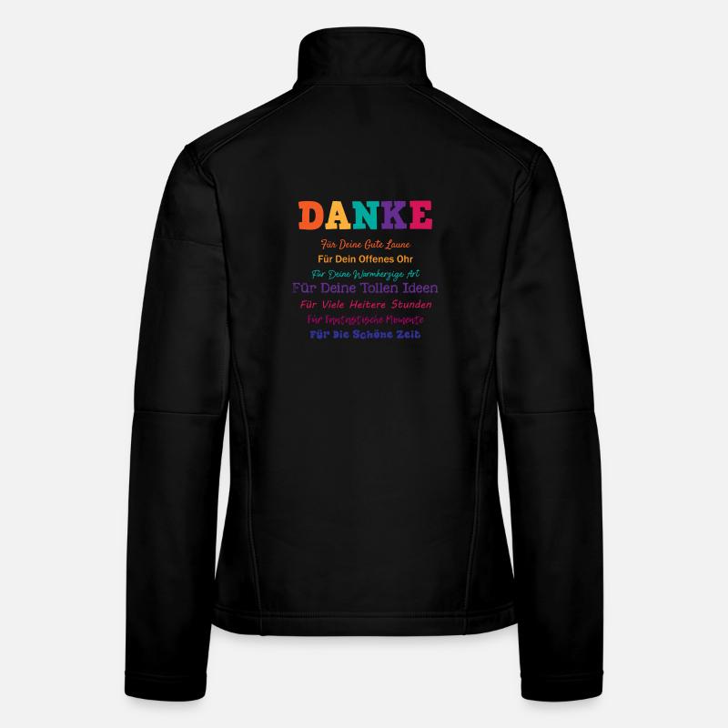 Besten Freund Kollegen Spruch Dankeschön Geschenk Frauen Softshelljacke