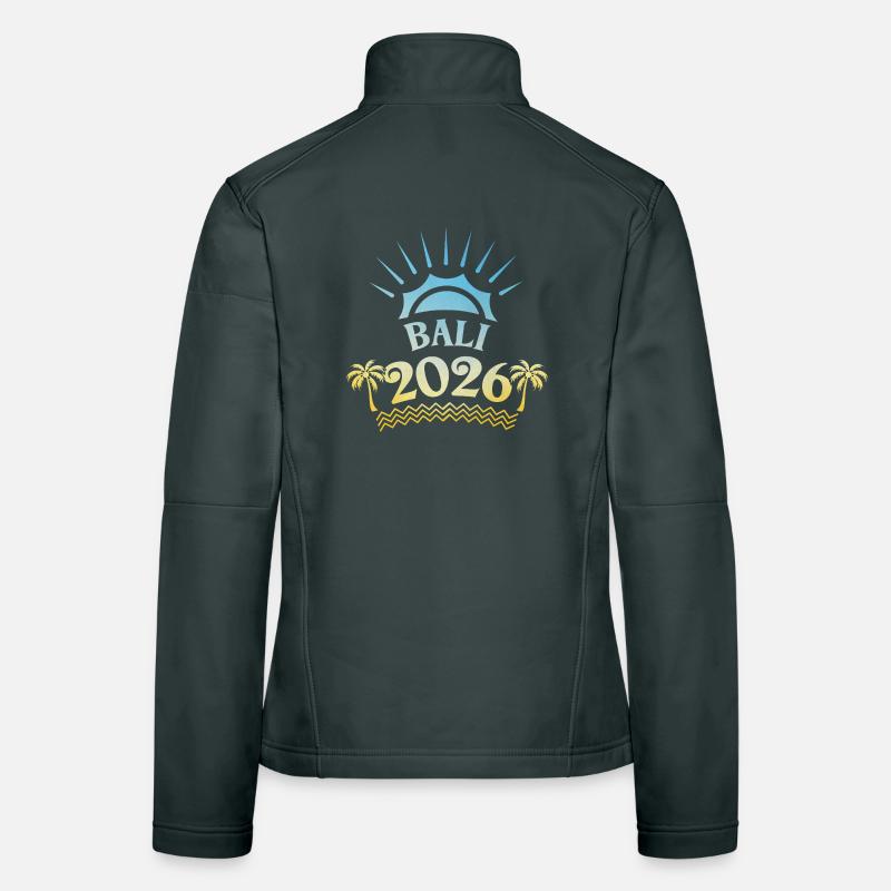 Bali 2026 Bunt Frauen Softshelljacke