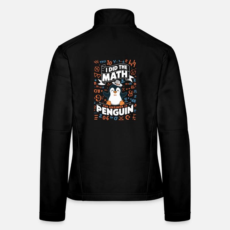 Mathe-Pinguin: Die Antwort ist Pinguin Frauen Softshelljacke