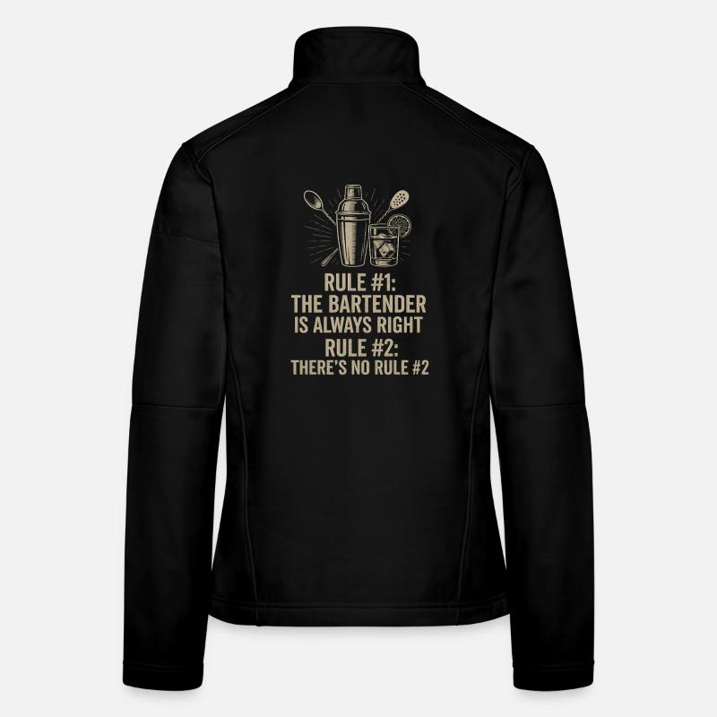 Barman toujours juste Veste en tissu softshell Femme
