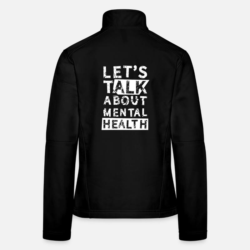 Parlons santé mentale Veste en tissu softshell Femme