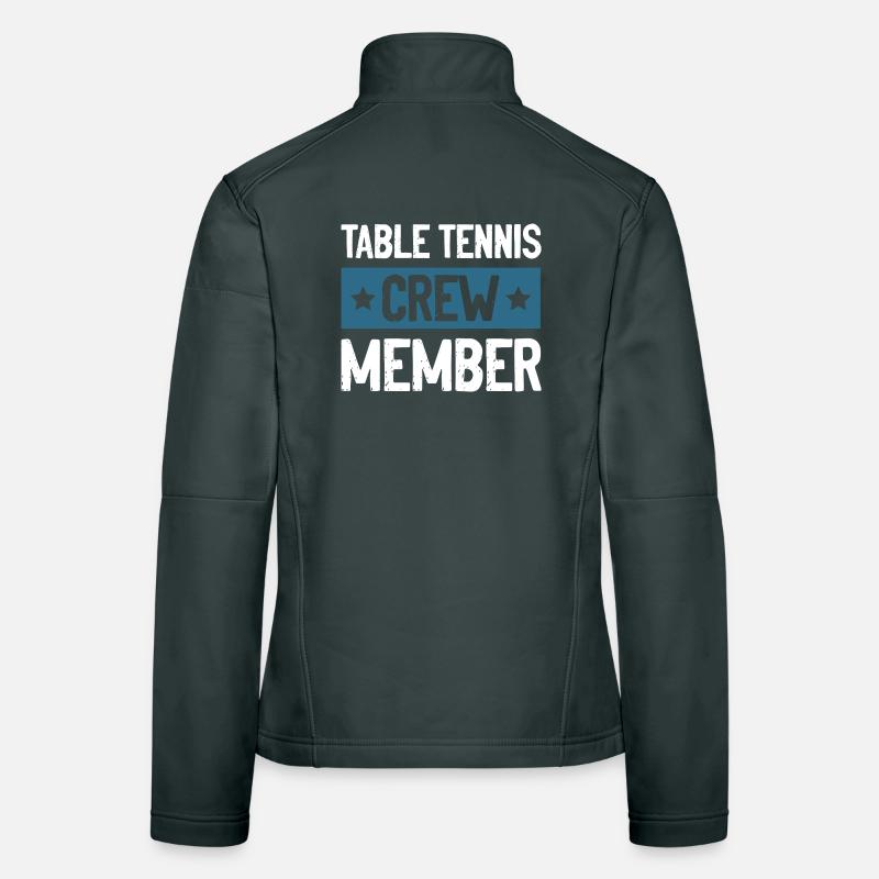 Équipe de tennis de table Veste en tissu softshell Femme