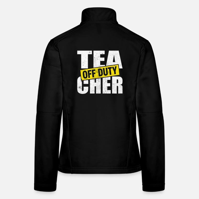 Teacher Time Out Off Duty Women's Softshell Jacket