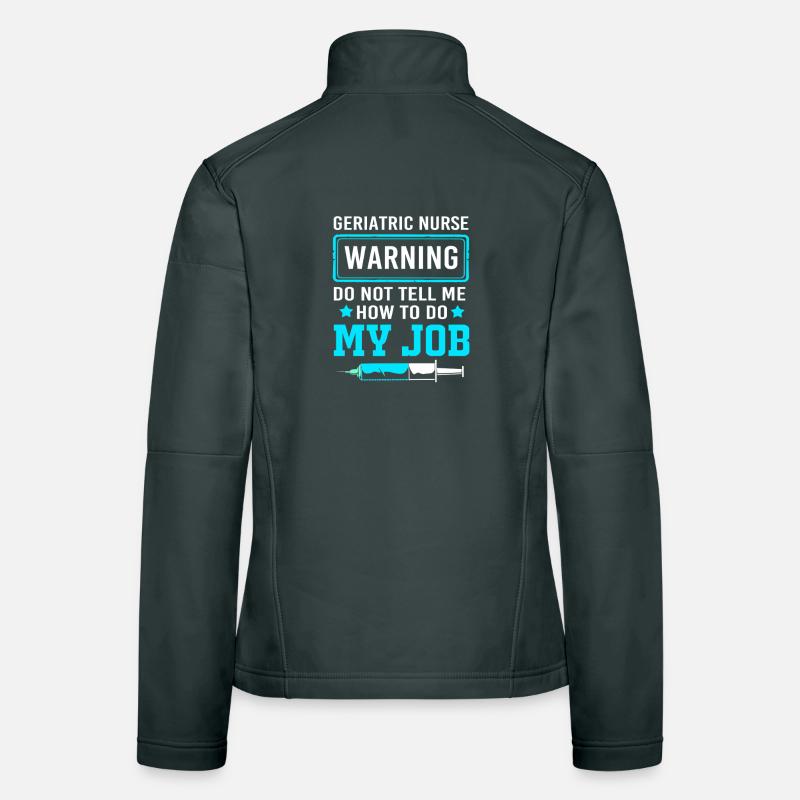 Nursing Home Geriatric Nurse Nurse Women's Softshell Jacket