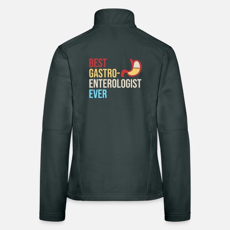 Gastro-entérologie Veste en tissu softshell Femme