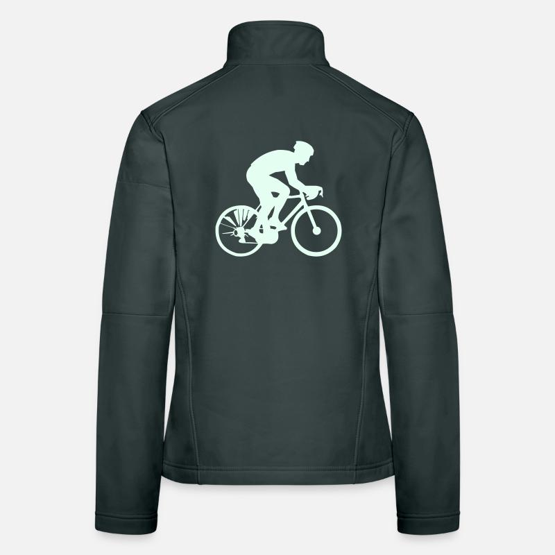 Silhouette cycliste Mint Veste en tissu softshell Femme