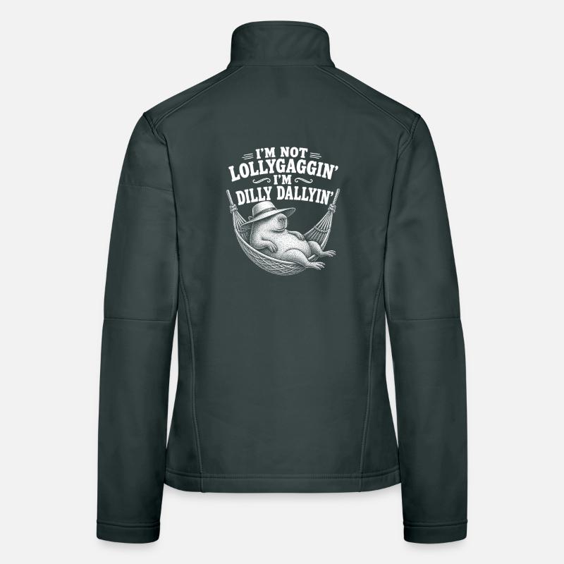 Ich trödele nicht, ich trödele, Capybara! Frauen Softshelljacke