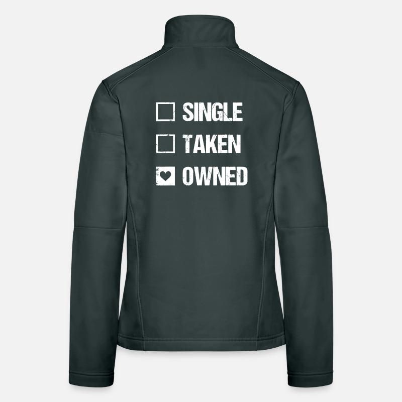 Single Taken Owned Checkmark Tee Women's Softshell Jacket